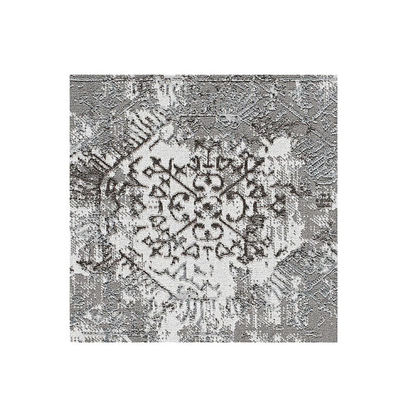 Lotus Light Grey Round Rug
