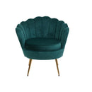 Lounge Chair Accent Retro Lounge Single Sofa Velvet