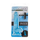 Luke Glow in the Dark Dildo With Balls Blue