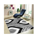 Luxury Shaggy Grey Hallway Runner Rug