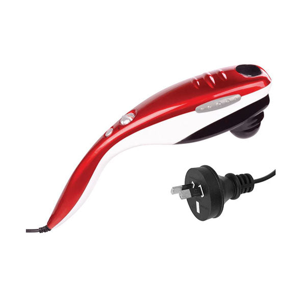 Full Body Handheld Massager Machine Red 6 Massage Heads