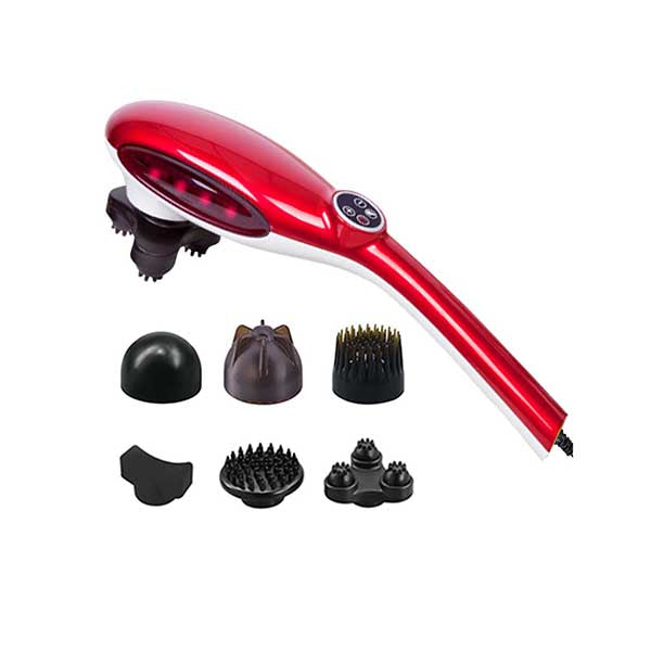 Soga 6Heads Portable Handheld Massager Stimulate Bloodflow Shoulder Rd