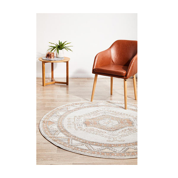 Oxford Caitlen Natural Round Rug