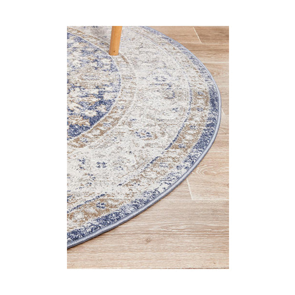 Oxford Hugo Ocean Round Rug