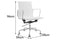 Matt Blatt Replica Eames Group Standard Aluminium Low Back Office Chair (White Leather)