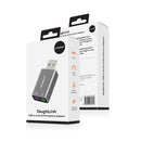 Mbeat Elite Usb To Audio And Microphone Adapter Space Grey