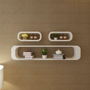 MDF Floating Shelf Cubes Wall Display Storage (3 Pcs)