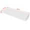 MDF Floating Wall Display Shelf With 1 Drawer - White