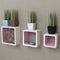 MDF Floating Wall Shelf Cubes Storage Display (3 Pcs)