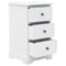 MDF and Pinewood Bedside Cabinet 35x32x59cm