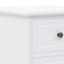 MDF and Pinewood Bedside Cabinet 35x32x59cm