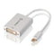 Alogic 15Cm Mini Display Port To Dvi Adapter White