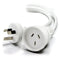 Alogic 10M Aus 3 Pin Mains Power Extension Cable White Male To Female