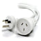 Alogic 20M Aus 3 Pin Mains Power Extension Cable White Male To Female