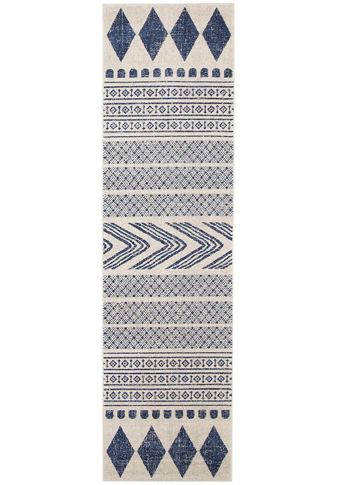 Mirage Adani Modern Tribal Design Navy Rug