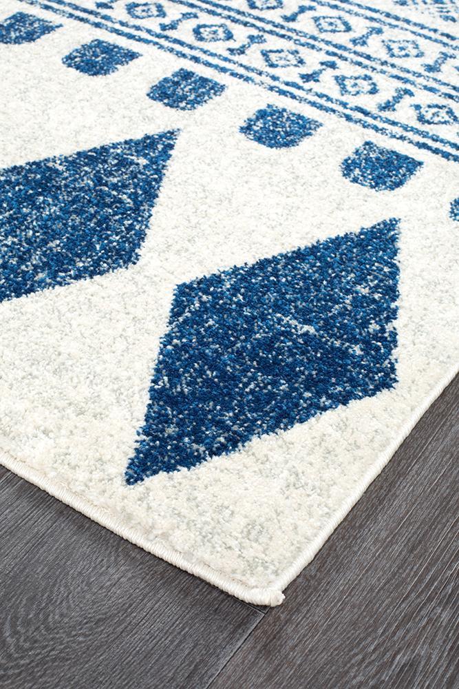 Mirage Adani Modern Tribal Design Navy Rug