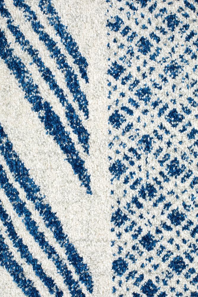 Mirage Adani Modern Tribal Design Navy Rug
