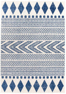 Mirage Adani Modern Tribal Design Navy Rug