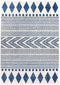Mirage Adani Modern Tribal Design Navy Rug