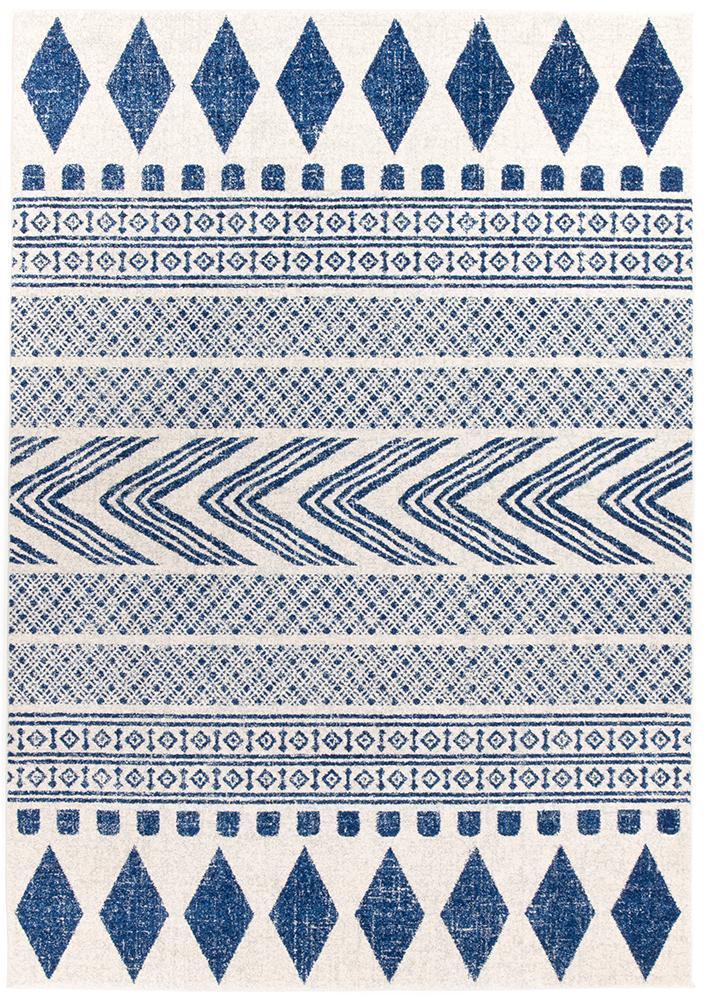 Mirage Adani Modern Tribal Design Navy Rug
