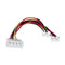 Molex Power Splitter Cable 2 x 3.5'F - 1 x 5.25'M 30cm