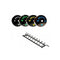 Morgan 100Kg Bumper Plate Pack And Storage Trolley