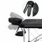 75cm Professional Aluminum Portable Massage Table - Black