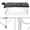 80cm Professional Aluminum Portable Massage Table - Black