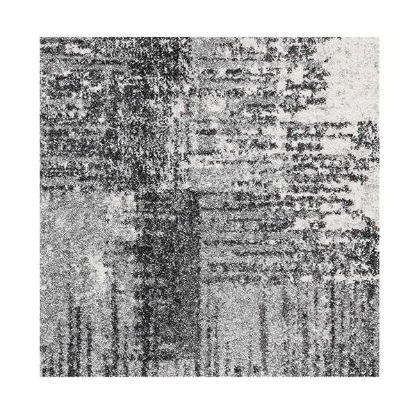 Machine Knotted Aspen Grey Hallway Runner Rug