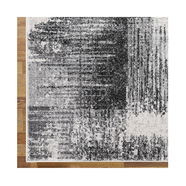 Machine Knotted Aspen Grey Hallway Runner Rug