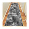 Machine Knotted Aspen Grey Hallway Runner Rug