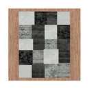 Machine Knotted Boston Black Hallway Runner Rug