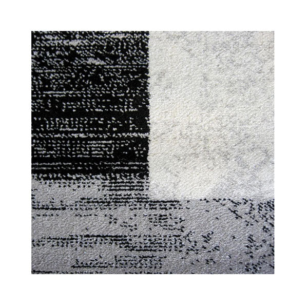 Machine Knotted Boston Black Hallway Runner Rug