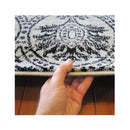 Machine Knotted Boston Black Rug