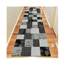 Boston Machine Knotted Black Rug