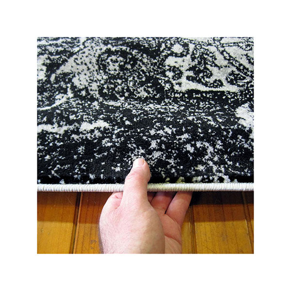 Machine Knotted Boston Grey Rug