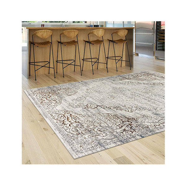 Machine Knotted Charm Cream Rug