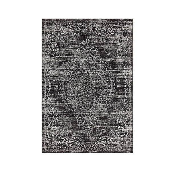 Machine Knotted Charm Dark Grey Rug