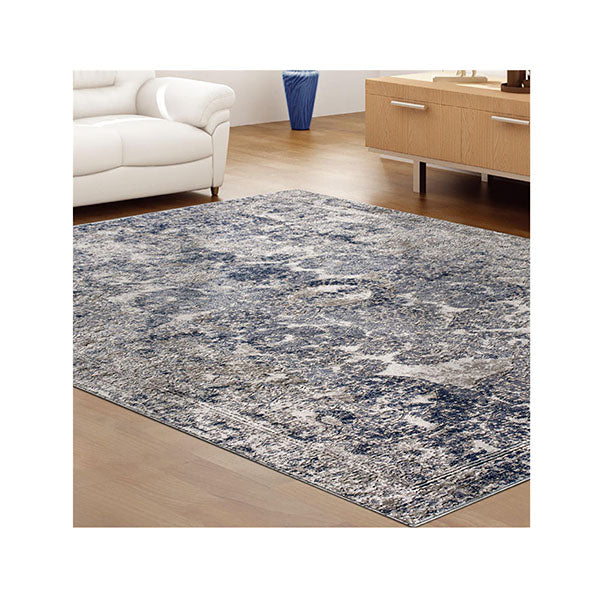 Machine Knotted Envy Navy Rug