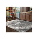 Machine Knotted Lotus Grey Hallway Runner Rug 80x300cm