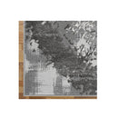 Machine Knotted Lotus Grey Hallway Runner Rug 80x300cm