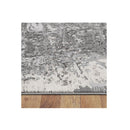 Machine Knotted Lotus Grey Hallway Runner Rug 80x300cm