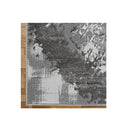 Machine Knotted Lotus Grey Rug