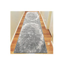 Machine Knotted Lotus Grey Rug