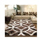 Machine Knotted Luxury Shaggy Brown Rug