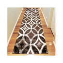 Machine Knotted Luxury Shaggy Brown Rug