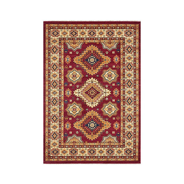 Machine Knotted Persian Red Rug