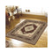 Machine Knotted Ruby Brown Rug