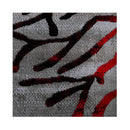 Machine Knotted Ruby Grey Rug