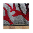 Machine Knotted Ruby Grey Rug